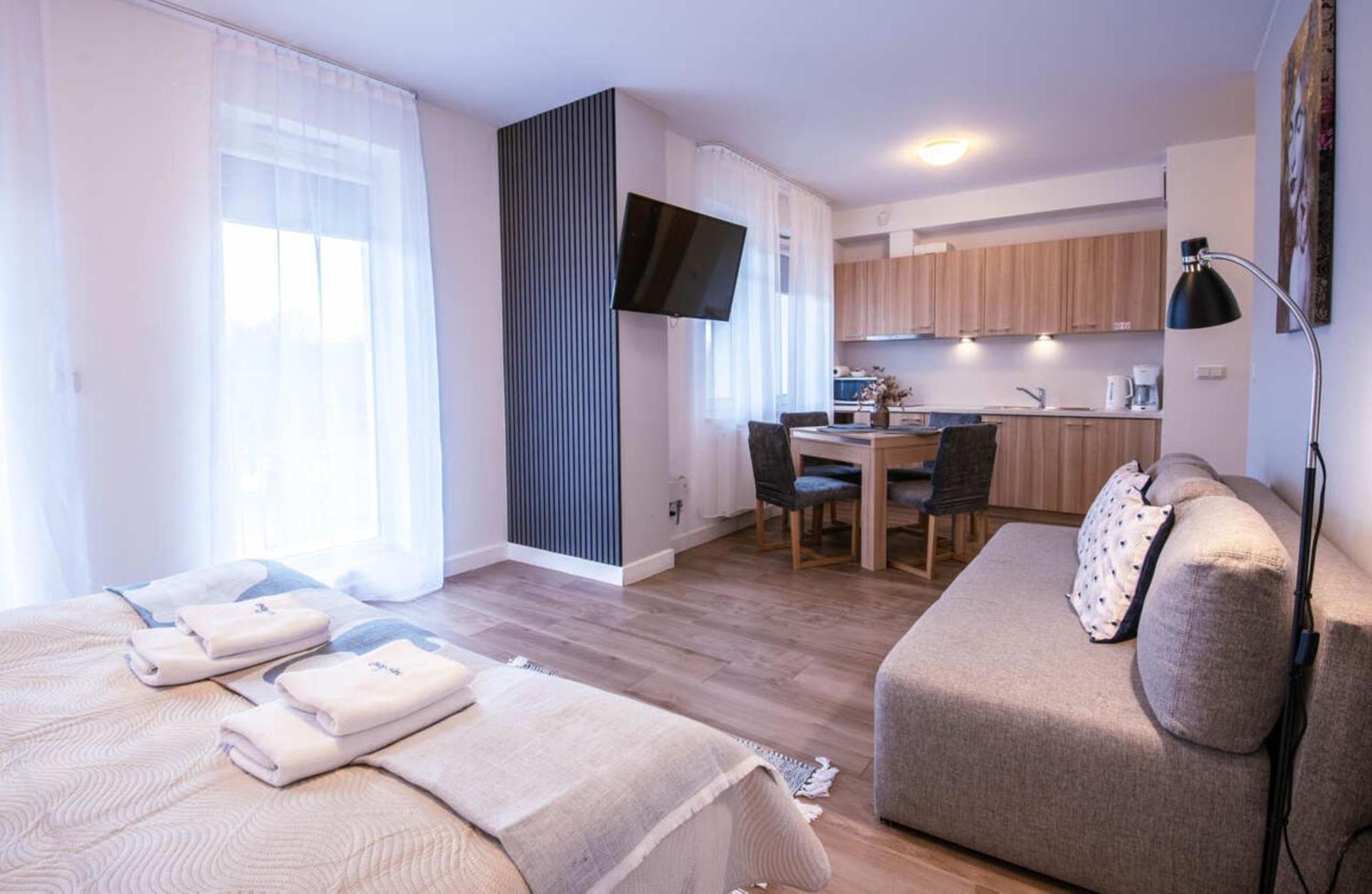 Apartamenty Na Wyspie - Aquamarina - Parking ชวีโนวิชแจ ภายนอก รูปภาพ
